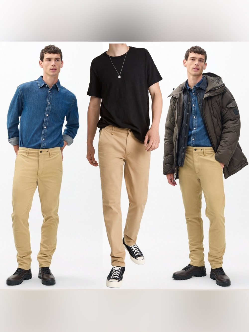 Rag & Bone Men Khaki Chino Pants Slim Fit 1 Skinny Stretch Twill Tan Beige Sz 32